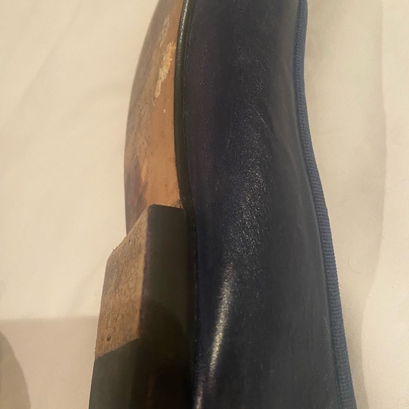 Chanel cc log leather ballet flat size 7 shoes authentic - Picture 8 of 9